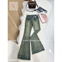 Quần Jean pass loe gấu nối mã L2661