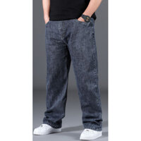 Quần Jean Plus Kích Thước Nam Quá Khổ Rời Quần Jean Nam Cotton Quần Jean Nam Rời Thẳng Ống Plus Béo Plus Plus Kích Thước Quần Nam Quần Co Giãn