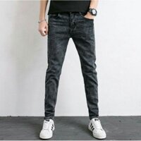 Quần jean Quần bò nam TRơn co giãn  ống bó skinny cao cấp.