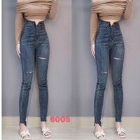 QUẦN JEAN RÁCH GỐI GẤU