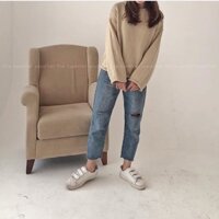 Quần jean rách gối