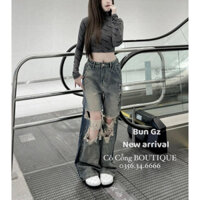 Quần jean rách tả tơi ăn chơi