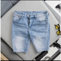 Quần jean short nam cotton  giãn thời trang