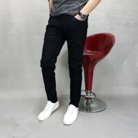 QUẦN JEAN SKINNY ĐEN TRƠN TH28