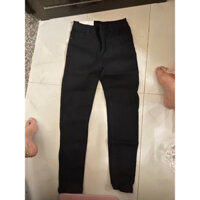 Quần jean skinny nữ màu đen size L