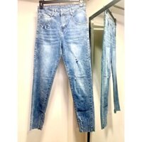 quần jean skinny xanh ôm dáng chuẩn