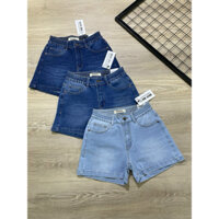 Quần jean sọt lưng thun dây kéo xuất khẩu co giãn