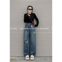 QUÀN JEAN SUÔNG RÁCH TO 1 GỐI M110