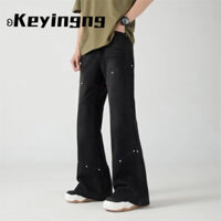 Quần jean thẳng dáng rộng xu hướng tuổi Teen mùa xuân