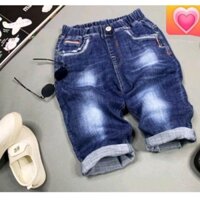 QUẦN JEAN THUN ( CO GIÃN MẠNH) LỠ BÉ TRAI SIZE 19 CHO BÉ 19- 23KG