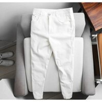 Quần jean trắng nam cao cấp