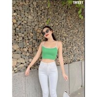 Quần Jean Trắng Nữ Lưng Cao Co Giãn Đẹp Store 257