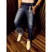 QUẦN JEAN TRƠN XANH ĐẬM KRIXI FASHION