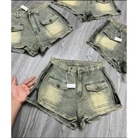 quần jean túi hộp kéo khóa co dãn 3 size S M L