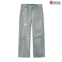 Quần jean unisex MIKENCO Destroyed Baggy Jeans