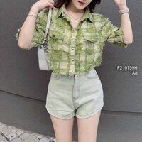 Quần Jean xanh nhạt size S eo dưới 68