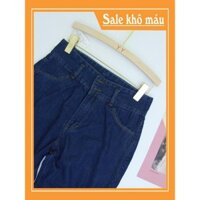 QUẦN JEAN XANH ỐNG CÔN THỤNG NỮ - Đầm Nữ ANHStore