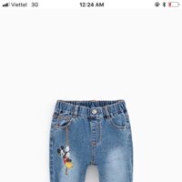 Quần jean Zara Mickey