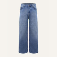 Quần Jeans Americus Gosani TA40 Trơn Wash Màu Xanh Dương Đậm