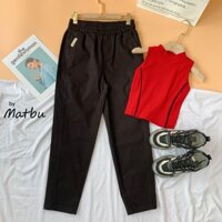Quần Jeans baggy dây rút