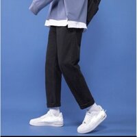 Quần Jeans, baggy jean đen nam,nữ ống suông, rộng, hottrend