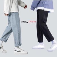 Quần jeans baggy nam nữ, Ống suông rộng phong cách hàn quốc Hot trend 2022 SR