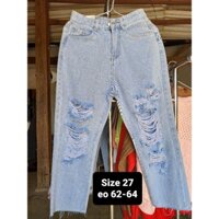 Quần Jeans Baggy rách