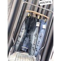 Quần Jeans bo gấu cho bé trai, mềm, phong cách hiphop khoẻ khoắn
