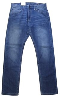Quần Jeans Calvin Klein - Xanh mài sáng mác vàng