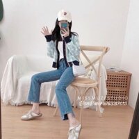 Quần jeans cắt gấu Hàn Quốc ulzzang (sẵn)