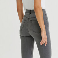 Quần Jeans Cotton Nữ Dmax JE1S505 Dáng Skinny Màu Xám - 29