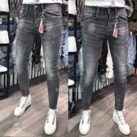 Quần jeans dài nam cao cấp rách wax 4163