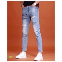 Quần jeans dài nam qc