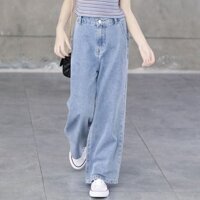 Quần jeans dài ống rộng Quảng Châu size đại cho bé gái 26-55kg(liên tục bổ sung lô mới)