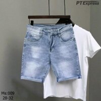 Quần Jeans Đùi Nam Trơn Basic Thời Trang, Quần Bò Short Nam Siêu Xịn Chất Cao Cấp Dễ Phối Đồ JEANEY J017