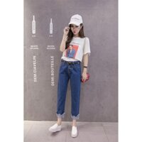 Quần Jeans gấu rách ( J01)