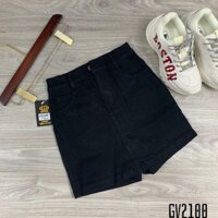 💟Quần Jeans Giả Váy Đen💟 Trơn Chất Jeans Cotton Mềm Mịn Co Giãn Cực Xinh GV2100