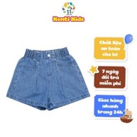 Quần Jeans Giả Váy Kenti Kids 2 Túi Chất Vải Jeans Mềm Thoải Mái Cho Bé