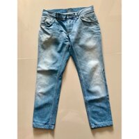 Quần Jeans hiệu D.G- made in Italy - vintage retro - Size 30 - form slimfit - Eo 80-82 - dài 88cm - trend Y2K