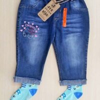 Quần jeans lửng bé gái (size 10-35kg)
