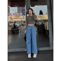 Quần jeans  lưng thun sau cài nút 3 màu