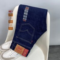 Quần jeans nam CAO CẤP ống đứng màu xanh than vải thun co giãn,quần bò nam xuất khẩu