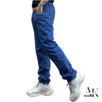 Quần jeans nam dáng suông dễ phối đồ ,chất jeans bò đẹp dày dặn