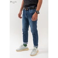 Quần Jeans Nam Màu Xanh Cotton Co Giãn Thời Trang HCM