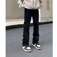 Quần Jeans Nam Ống Loe , Quần Bò Nam Ống Loe Màu Trắng Chất Boy Phố JN03
