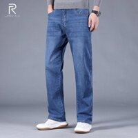 Quần Jeans nam Rusticman dáng ống đứng Co Giãn Tốt, Không Bai Xù, Bền Màu, Phom Trẻ Trung Q005