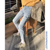 quần jeans nam skinny rách