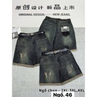 Quần jeans ngố bigsize NỮ THẢO MINHON quần jeans ngố co giãn 4 chiều (M46) 60-100kg