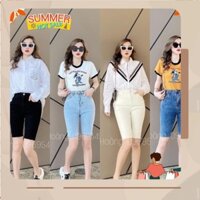 QUẦN JEANS NGỐ DÁNG ÔM CHO NỮ MÃ 110