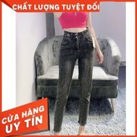 Quần jeans nữ <3 Cạp cao dáng boy hàng cực đẹp [Giá Sập Sàn]